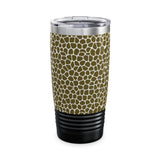 Giraffe Print Ringneck Tumbler, 20oz Tumbler Giraffe Print, Mama Giraffe Print Tumbler