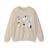 Ghost Cat Sweatshirt, Cat Halloween Shirt, Cat Ghost T-Shirt, Cat Lover Tshirt, Spooky Season Shirt, Halloween Sweater,Trendy Halloween Gift