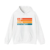 Gen X The Feral Generation Hoodie, Gen X Hoodie, Generation X Hoodie, Retro Gen X Hooded Sweatshirt, Cute Gen X Hoodie, Trendy Gen X Hoodie