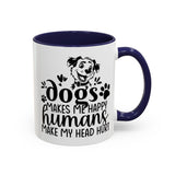Dogs Makes Me Happy Mug, Animal Lover Mug, Dogs Lover Gift Coffee Mug, Gift for Animal Lover Mug, Pet Lover Gift for Dog Owners