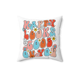 Happy Looks Good on You Pillow Cover, Mental Health Throw Pillow, Inspirational Pillow, Therapist Gift, Depression Pillow Cover