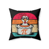 Chicken Pot Pi Pillow Cover, Math Pillow, Pi Day Gift, Funny Math Pi Day Teacher and Mathematics Gift