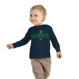 Slainte Toddler Long Sleeve Tee, St Patrick's Day Toddler Shirt, Irish Kids Shirt, Cute Shamrock Long Sleeve Tee, St Paddys Day Tee, Shenanigans, Gift for Boy Girl