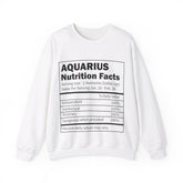 Zodiac Sign Nutrition Facts Sweatshirt, Horoscopes Shirt, Astrology Shirt, Summer Tees, Birthday Gift Ideas for Best Friends, Girl Friends