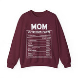 Mother Nutrition Facts Sweatshirt, One Little Spark of Inspiration, Mother’s Day Gift, Mom Nutrition Facts Shirt, Pullover Mama Sweatshirt