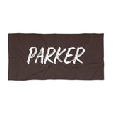 Bold Font Style Personalized Beach Towel, Personalized Name Bath Towel, Custom Pool Towel, Beach Towel With Name, Outside Birthday Vacation Gift