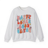 Happy Looks Good on You Sweatshirt, Mental Health Crewneck, Inspirational Sweater, Therapist Gift, Depression Shirt, Gift for Counselor