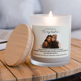 Photo Scented Candle With Custom Text, To my bestie Candle, Gifts For Women, Friends, Besties, Birthday Gifts For Women, Best Friends, Besties - Personalized Photo Candle