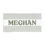 Personalized Retro Waves Beach Towel, RETRO Style Personalized Beach Towel, Personalized Name Bath Towel, Custom Pool Towel Beach Towel With Name, Birthday Vacation Gift