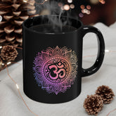 Om Mandala Mug, Hindu Mug, Buddhist Mug, Yoga Coffee Mug, Zen Mug, Meditation Mug, Spiritual Mug, Inspirational , Motivational Mug