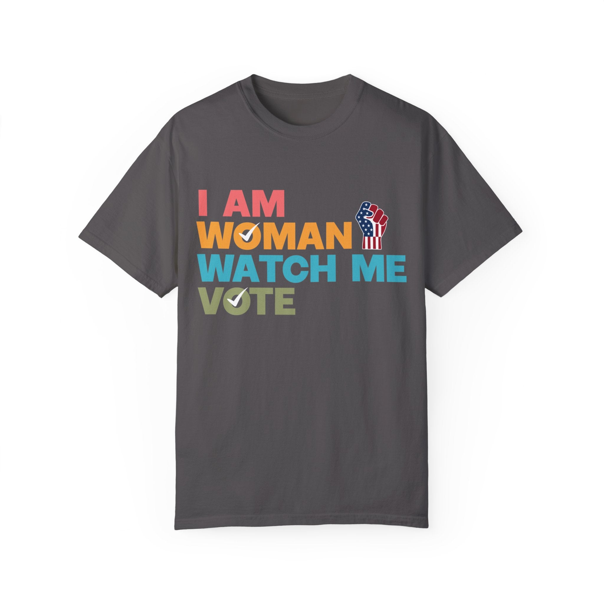 UNIDAZE I Am Woman Watch Me Vote Shirt, Election 2024 Shirt, Voting Shirt, Women's Vote Shirt, Voter Registration Election Shirt, Women's Right Vote Printify Cotton Crew neck DTG election 2024 shirt election day shirt Election shirt Gift for Coworker Men's Clothing Oversized Politics Shirt T-shirts TikTok Unisex US Elections vote day Vote Shirt vote shirt idea voter gift voter registration Voter Shirt voting tees Women's Clothing