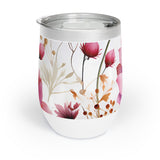 12oz Blossom Flower Wine Tumbler