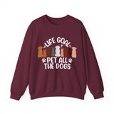 Life Goal Pet All The Dogs Sweatshirt, Dog Mom Sweatshirt, Dog Lover Gift, Dog Dad Shirt, Pet Owner T-Shirt, Animal Lover Sweater
