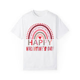 Leopard Rainbow Valentines Day Shirt, Happy Valentines Day Tshirt, Valentines Shirt, Gift for Couples Shirt, Couple Matching Shirt, Leopard Tee