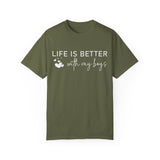 Life is Better With My Boys Shirt, Mom of Boys Shirt, Mom of Boys T-Shirt, Mom of Boys Tshirt, Mother's Day Shirt, Mama Shirt, Mom Tee