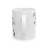 Personalized Dear Dad Thanks For Wiping My Butt And Stuff Custom Mug, Fathers Day Gift From Daughter and Son, Gift For Dad, Best Dad Ever