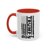 Unique Trump Mug Trump Gift Flag Themed Coffee Mug Donald Trump 2024 Cup Gift For Mom or Dad
