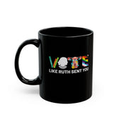 Vote like Ruth sent you Uterus Feminist Lgbt Retro Coffee Mug