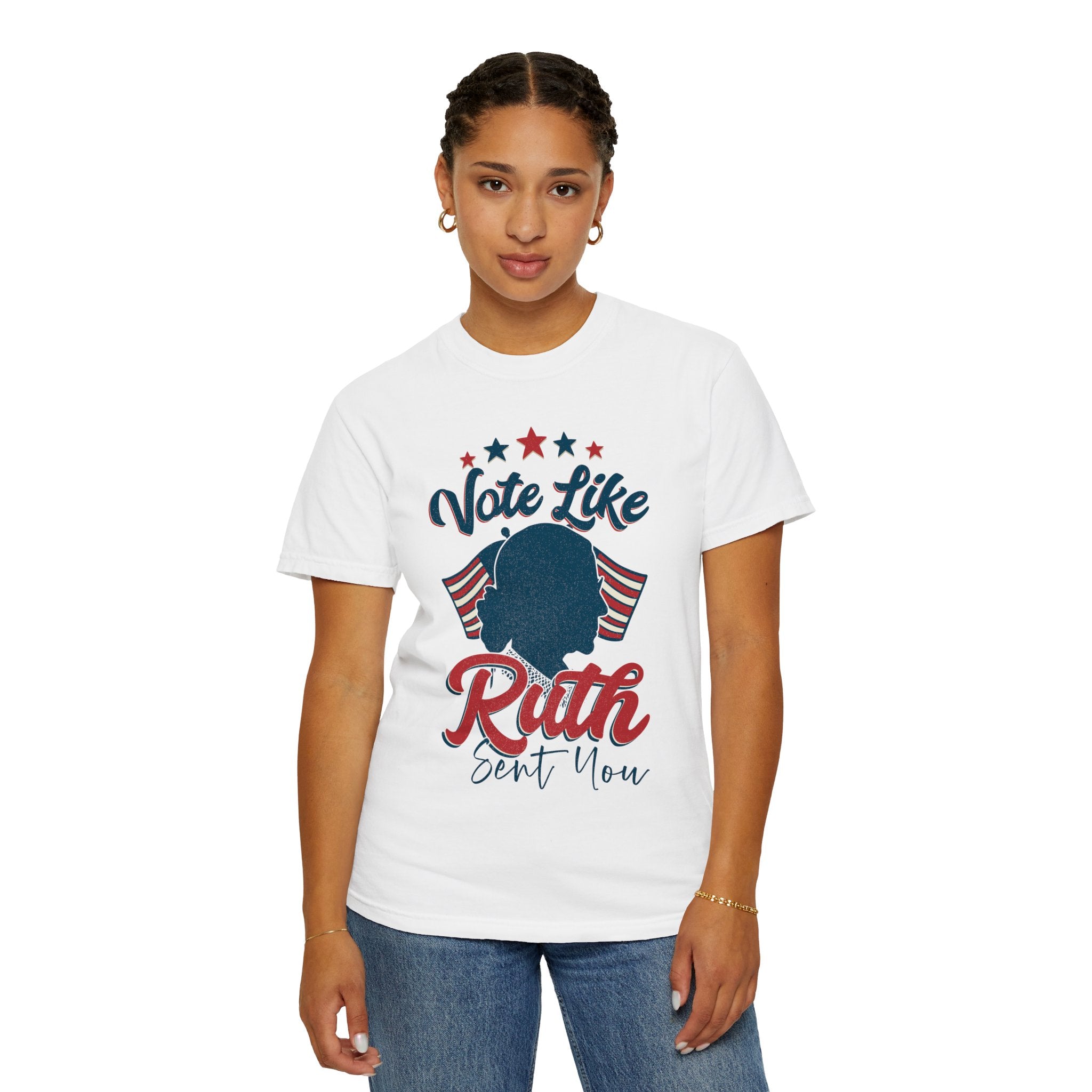 UNIDAZE Vote Like Ruth Sent You Shirt, Ruth Bader Ginsburg Shirt, Vote Shirt, Election 2024 Shirt, Feminist Shirt, Empowering Women Shirt, Vote Tee Printify Cotton Crew neck DTG election 2024 shirt election tee equality shirt feminist shirt Men's Clothing Oversized political activism political shirt reproductive rights ruth bader ginsburg T-shirts TikTok Unisex vote like ruth sent vote like ruth shirt vote shirt Women's Clothing womens rights gift you shirt voting