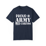 Custom Proud Army Family Shirts, USA Army Dad T-Shirt, Cool Army Family Outfits, Military Family Shirt, Graduation Tee, Personalized Name