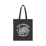 True American Champion Tote Bag, 4th Of July Bag, New Girl TV Show Tote Bag, Gift For Her, Gift for Him, USA Patriot Republican Gift Tote Bag