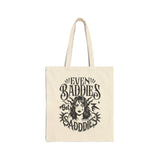 Even Baddies Get Saddies Funny Meme Tote Bag Mental Health Bag ADHD Tote Bag Counselor Anxiety Bag