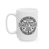 Family Reunion Favors, Our Roots Run Deep Our Love Runs Deeper Personalized Coffee Mug Favors, Affordable Party Favors