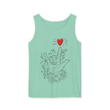 I Love You Hand Sign Tank Top, American Sign Language, Deaf Community, Love ASL Valentine Shirt, Lovers Tee, Gift For Beloved, ASL Teacher