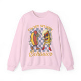 Funny Oktoberfest Sweatshirt, Wurst Behavior Schnitzel Faced Sweater, Group Drinking Shirts, Oktoberfest Shirts