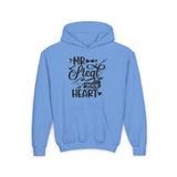 Mr Steal Your Heart Kids Hoodie, Youth Boy Valentine Clothing, Kids Heart Hoodie, Youth Valentine's Day Apparel
