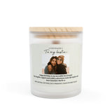 Photo Scented Candle With Custom Text, To my bestie Candle, Gifts For Women, Friends, Besties, Birthday Gifts For Women, Best Friends, Besties - Personalized Photo Candle