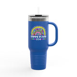 Happy Pi Day Rainbow Travel Mug, 40oz insulated Pi Day Travel Mug, Funny Math Water Bottle, Math Teacher Gift, Pi Day Tumbler, Math Lover Gift, Math Gift, 3.14 Pi Mug