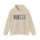 Aesthetic Pi Symbol Hoodie, Happy Pi Day Hooded Sweatshirt, Math Teacher Hoodie, Funny Math Gift, Funny Pi Day Hoodie