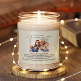 I love you grandma - Scented Candles Gifts with Photo, Mother's Day Gifts For Mom, Grandma, Gifts For Grandma - Personalized Photo Candle