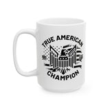 True American Champion Coffee Mug, USA Mug, New Girl TV Show Coffee Mug, Schmidt Mug, USA Lover Coffee Cup, USA Patriot Republican Gift Mug