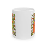 Lucky Charm Shamrock Lips Coffee Mug, St. Patrick's Day Coffee Mug