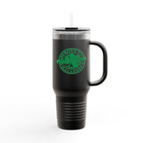 Prone To Shenanigans and Malarkey St Patricks Day Travel Mug, Shamrock 40oz Mug, St Patrick's Day Gift, Lucky Insulated Travel Mug, Cute Clover Coffee Mug