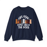 Life Goal Pet All The Dogs Sweatshirt, Dog Mom Sweatshirt, Dog Lover Gift, Dog Dad Shirt, Pet Owner T-Shirt, Animal Lover Sweater