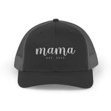 Custom Mama Hat, Mama Est. Hat, Custom Trucker Hat for Mom, Embroidered Mom Hat, I love mama Hat, Moms Club Hats, Customized Gift for Mom, Cotton Hat