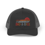 I Keep All My Dad Jokes In A Dad-A-Base Hat, Retro Dad-A-Base Snapback Trucker Cap, Gift for Fathers