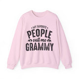 Grammy Sweatshirt My Favorite People Call Me Grammy Sweatshirt Grammy Crewneck Grammy Gift for Grammy Mothers Day Gift Best Grammy Sweater