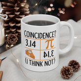 3.14 Pie Coincidence I Think Not Coffee Mug
