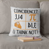 3.14 Pie Coincidence I Think Not Pillow Cover