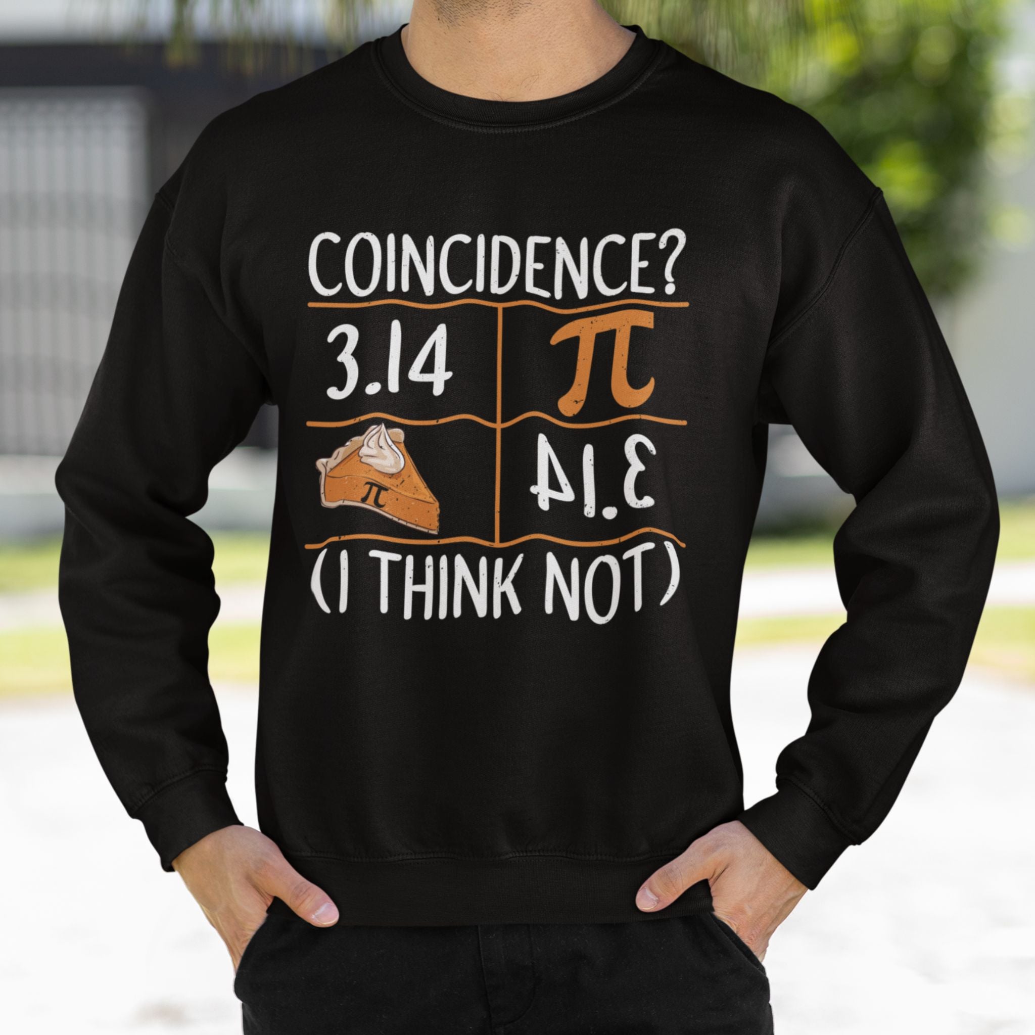 3.14 Pie Coincidence I Think Not Sweatshirt