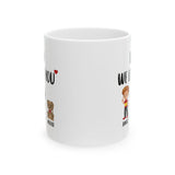 Personalized Father's Day Mug, Custom Children's Names & Illustrations, Unique Coffee Mug for Dad, Father's Day Gift Idea