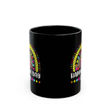 Happy Pi Day Rainbow Coffee Mug, Funny 3.14 Irrational Pi Day Mug, Coffee Mug, Funny Math Mug, Funny Pi Day Mug, 11oz 15oz Black Mug