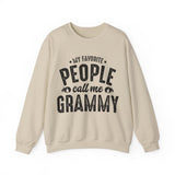 Grammy Sweatshirt My Favorite People Call Me Grammy Sweatshirt Grammy Crewneck Grammy Gift for Grammy Mothers Day Gift Best Grammy Sweater