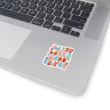 Happy Looks Good On You Stickers, Cheerful Floral Vibe, Perfect for Personalizing Laptops, Water Bottles, and Gifts