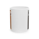 Black King Head Words Coffee Mug, History Month African Pride Mug