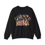 Wildflowers Mama Sweatshirt, Floral Mom Sweatshirt, Flower Graphic Sweaters, Birthday Gift for Mom, Boho Wildflower Shirts, Flower Lover Gift